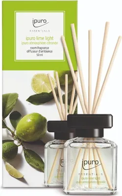 Produktbild von ipuro ESSENTIALS lime light, Duftflasche, Schilfaroma-Diffusor, 0,05 l