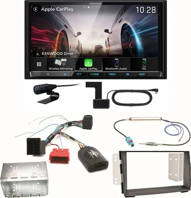 Produktbild von Kenwood DMX8021DABS Android Auto CarPlay Bluetooth Einbauset für Kia Venga