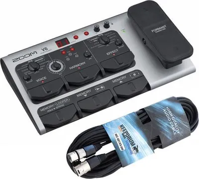 Produktbild von Zoom V6-SP Effektgerät für Gesang mit XLR-Kabel
