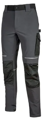 Produktbild von U-Power Bundhose Atom Long Arbeitshose 4-Wege Stretch, Farbe:asphalt grey, Größe:L