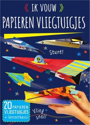 Produktbild von Ich faltete Serie: 20 Papierflugzeuge Set mit Faltlinien, Buch, Startrampe & Koffer