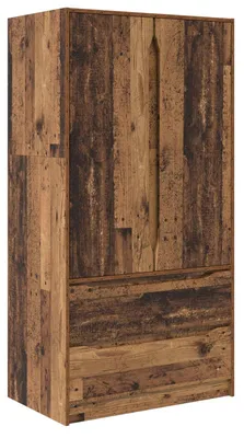 Produktbild von vidaXL Kleiderschrank mit Tür Altholz 79,5 x 49 x 156 cm Holzwerkstoff