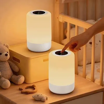 Zdjęcie produktu dla Lampka nocna LED dotykowa ściemniana rgb USB dla dzieci prezent
