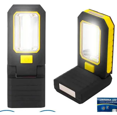 Productafbeelding van LED zaklamp EDM 36387 Cob XL, 200 lumen, met haak en magneet