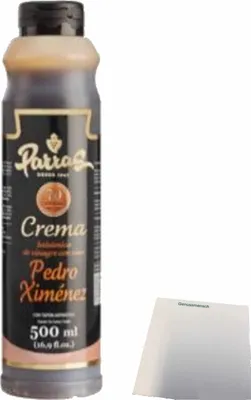 Produktbild von Parras Crema Pedro Ximenez Essigcreme (500ml Flasche) + usy Block