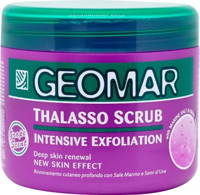 Produktbild von GEOMAR Thalasso Scrub Intensiv Peeling mit Traubenkernen 600 g