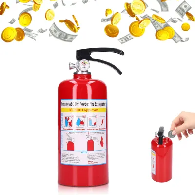 Produktbild von Sparschwein für Kinder, Feuerlöscher, Sparschwein aus Metall, Geburtstagsgeschenk, Spielzeug, Geldkassette, Dekoration, Münzaufbewahrung