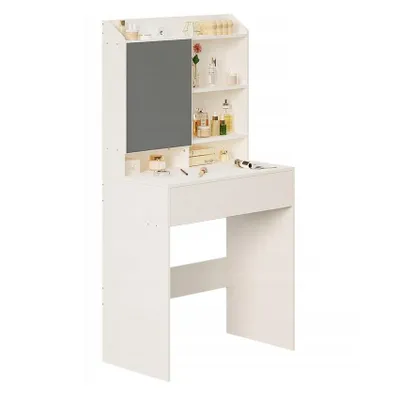 Obrázok produktu pre Moderný toaletný stolík s odklápacím zrkadlom, zásuvkou Loft, Glamour