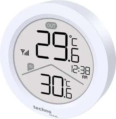 Produktbild von WS9168 Temperaturstation mit Innentemperatur und Außentemperatur