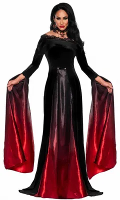 Produktbild von Vampirlady - Horror Halloween Kostüm Damen Größe: L