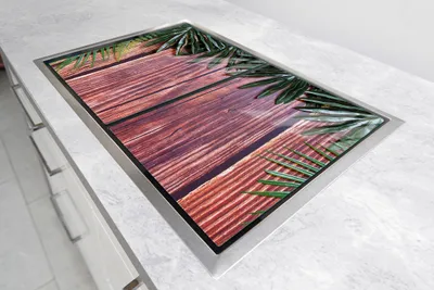 Imagen del producto de Panel De Vidrio Protector Para Cocina, 2 Unidades, 35X52 Cm