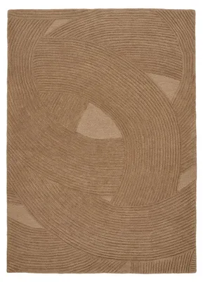 Zdjęcie produktu dla Rikke dywan 160x230cm ręcznie tkany brązowy.