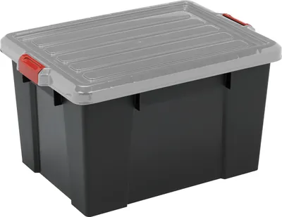 Produktbild von IRIS OHYAMA DIY Box SK-210, schwarz-grau-rot 6179
