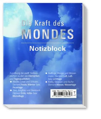 Produktbild von Notizblock "Die Kraft des Mondes"