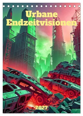 Produktbild von Urbane Endzeitvisionen (Tischkalender 2027 DIN A5 hoch), CALVENDO Monatskalender