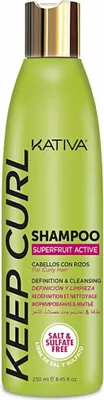 Produktbild von KATIVA Keep Curl Shampoo, 250 ml, Shampoo, Professionell, Frauen, Lockiges Haar, Alle Farben