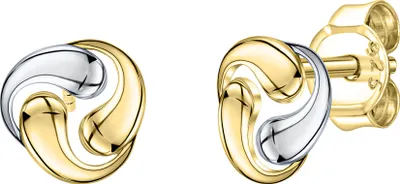 Produktbild von V Ohrstecker 375/- Gold 0,7cm mehrfarbig 273320062-2