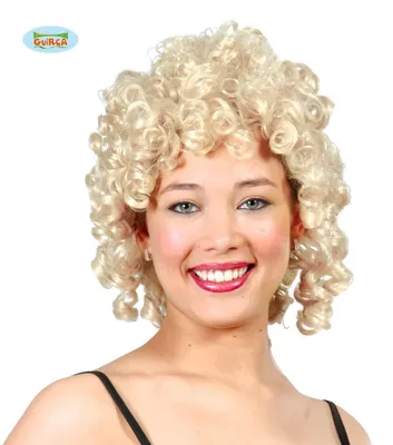 Produktbild von blonde Glamour Locken Perücke für Damen