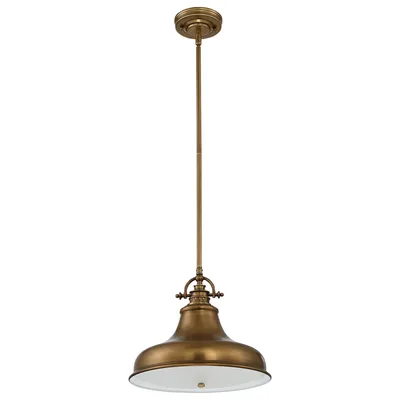 Produktbild von Elstead Emery Hängeleuchte E27 28cm Verwittertes Messing