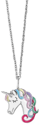 Produktbild von Herzengel HEN-UNICORN01 Mädchen Collier Einhorn Silber bunt 42 cm