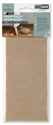 Produktbild von Big-Duo Parkettgleiter 100 x 200mm fix-o-moll