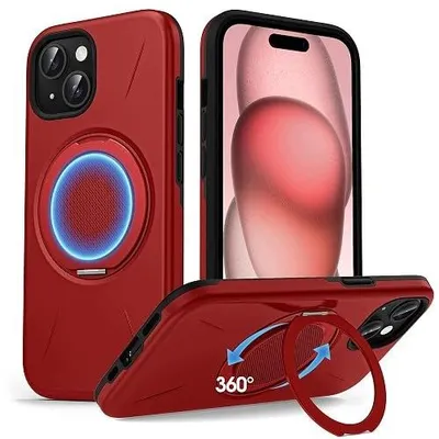 Zdjęcie produktu dla Etui iphone 16 magnetyczne magsafe obrotowy pierścień 360 ochrona