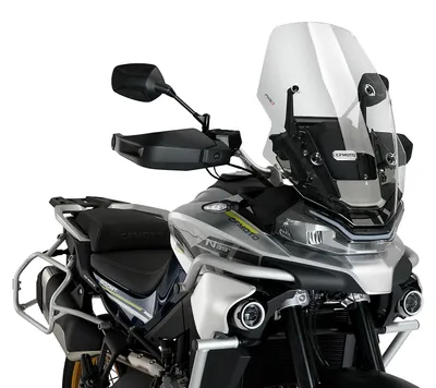 Productafbeelding van PUIG transparante touring windscherm, goedgekeurd volgens ABE-norm, voor CFMOTO