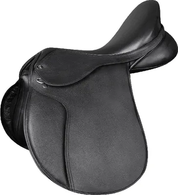 Produktbild von Waldhausen Springsattel Comfort, Leder, Farbe:Schwarz, Größe:17,5'/44 cm