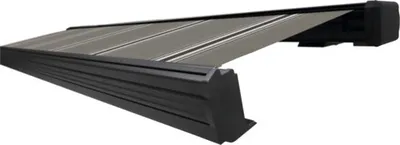 Produktbild von SOLUNA Kassettenmarkise Exquisit 3x2,5 Stoff Dessin A131 Gestell DB703 dunkelgrau inkl. Motor und Wandschalter rechts