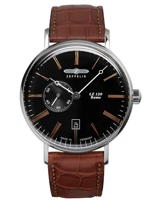 Produktbild von ZEPPELIN 7104-2 Uhr Herrenuhr Lederarmband Datum braun