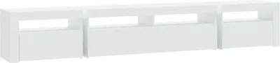 Produktbild von vidaXL TV-Schrank mit LED-Leuchten Weiß 240x35x40 cm