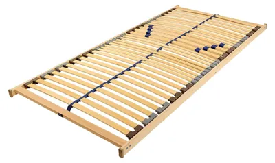 Produktbild von BeCo Lattenrost Blue Line NV, 80 x 200 cm, Blauer Engel, ultraflach, 33 Leisten, montiert, nicht verstellbar