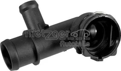 Produktbild von METZGER 4010129 Kühlmittelflansch für VW Golf VII Schrägheck (5G1, BQ1, BE1, BE2) Wasserflansch
