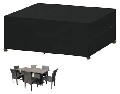 Produktbild von Gartenmöbel Abdeckung Wasserdicht 220x110x75cm, Winterfest Abdeckplane 420D Oxford, Rechteckig