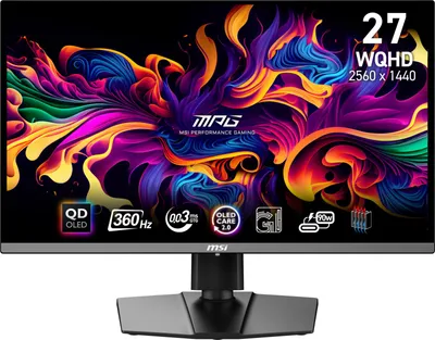 Produktbild von MSI Gaming Monitor MPG 271QRX QD-OLED 26,5" WQHD 2560x1440 360Hz