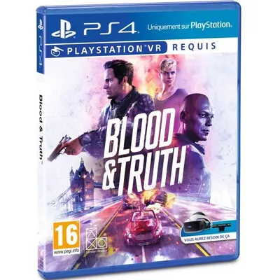 Zdjęcie produktu dla Sony Interactive Entertainment Blood & Truth, PlayStation 4, od 17 lat, Wirtualna rzeczywistość (VR) słuchawki są wymagane