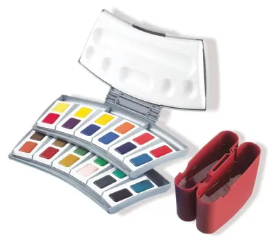 Image de Pelikan Studien Aquarell Box 725 D/24 24 couleurs