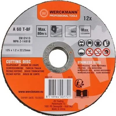 Produktbild von Trennscheiben Schneiden Metall, Stahl, Edelstahl, Durchmesser 12 Stuck