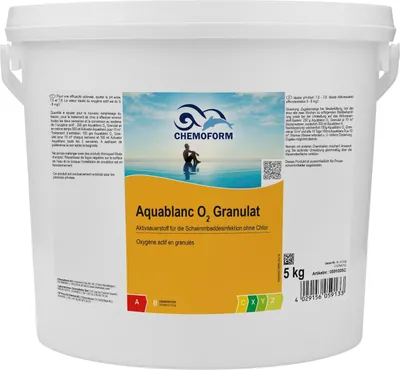 Produktbild von Chemoform Aquablanc O2-Granulat 5 kg Aktivsauerstoff Desinfektion ohne Chlor