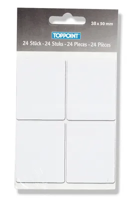 Produktbild von 24 Etiketten 38 x 50 mm 6 Blatt Vielzwecketiketten