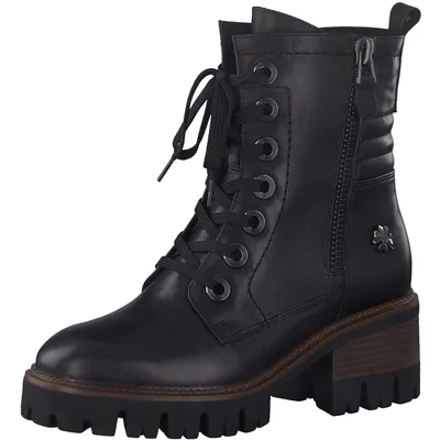 Produktbild von MARCO TOZZI by Guido Maria Kretschmer Fashion Damen Stiefelette Boots Stiefel, Größe:EUR 39, Farbe:Schwarz (Black Antic)