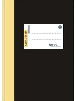 Produktbild von Geschäftsbuch A4 96 Blatt 80g/qm kariert schwarz