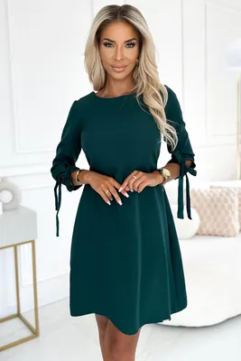Productafbeelding van Jurk NUMOCO ALICE A195-11, kleur: groen, maat: XL