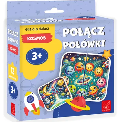 Produktbild von Puzzle Połówki Kosmos dla dzieci 3+