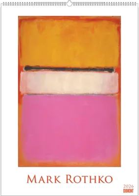 Zdjęcie produktu dla Mark Rothko 2026 - kalendarz artystyczny - kalendarz plakatowy - 50x70