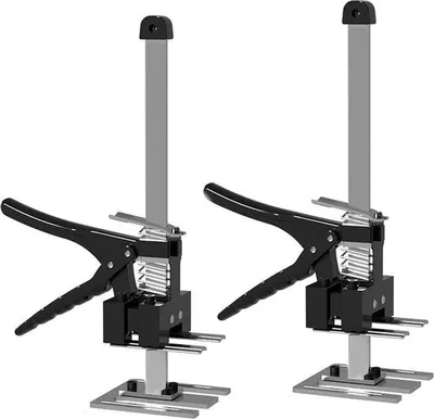 Produktbild von Famanu Hebewerkzeug 2 Stück - 38,8 cm Arm - Handwerkzeug - 240 kg Tragkraft - Hebewerkzeug - Teleskopische Stützen