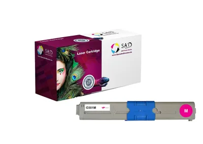Produktbild von Toner kits kompatibel für OKI 44973534 C301/C301dn/C321/C321dn MC332dn/MC342dn/MC342dnw/MC342w/MC342dw in Magenta