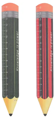 Image de Règle en bois 15 Cm - Crayon