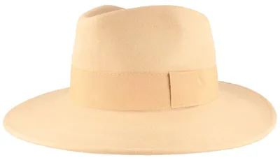 Extra breiter Traveller aus Wolle von Hut-Breiter in beige