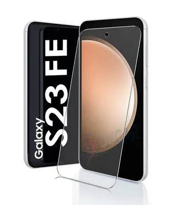 Produktbild von Für Samsung Galaxy S23 FE 5G - Panzerglas Vollkleber Panzerfolie Schutzglasfolie Displayschutzglas Echt Glas Schutz Folie Display Glasfolie 9H Glas